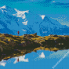 Water Reflection Mont Blanc Italy Diamond Paintings