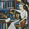 Abstract Blind Lawyer diamond painting