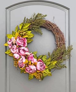 Adorable Door Wreaths Diamond Paintings