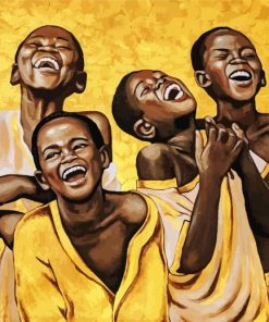 African Children Diamond Paintings