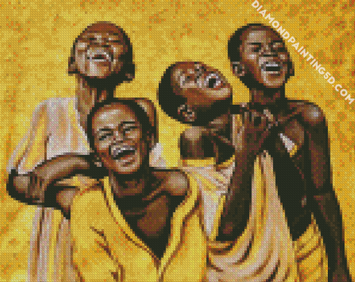 African Children Diamond Paintings