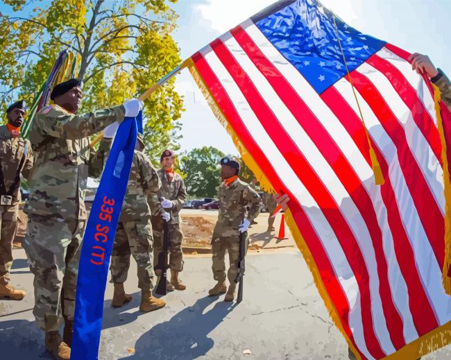 American Flag And Military Diamond Paintings