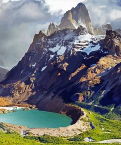 Argentina Patagonia Mountains Diamond Paintings