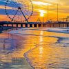 Atlantic City At Sunset Diamond Paintings