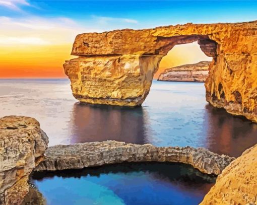 Azure Window Gozo Diamond Paintings