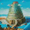 Babel Tower Art Diamond Paintings