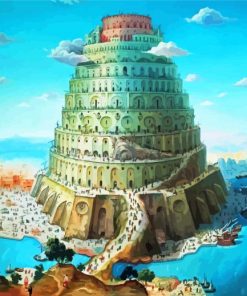 Babel Tower Art Diamond Paintings