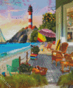 Beach Vocation Diamond Paintings