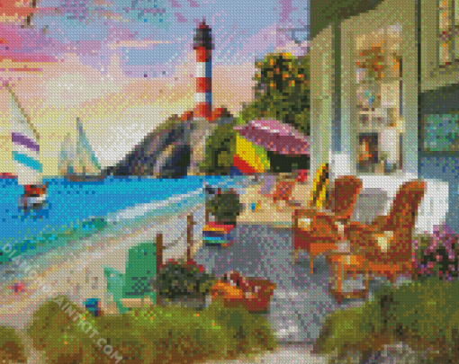 Beach Vocation Diamond Paintings