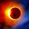 Solar Eclipse Art Diamond Paintings