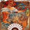 Biscuits Lefevre Utile Alphonse Mucha Diamond Paintings