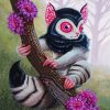 Blood Eyed Lemur diamond painting