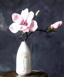 Blooming Magnolias In Vase diamond painting