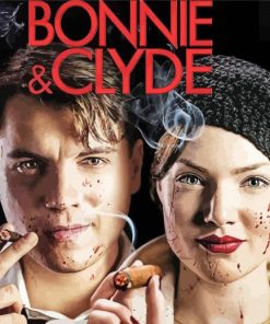 Bonnie And Clyde Film Poster Diamond Painting