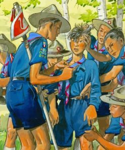 Boy Scouts Art Diamond Paintings