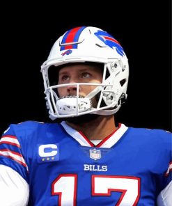 Buffalo Bills Josh Allen Diamond Paintings