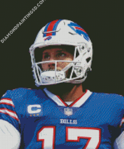 Buffalo Bills Josh Allen Diamond Paintings