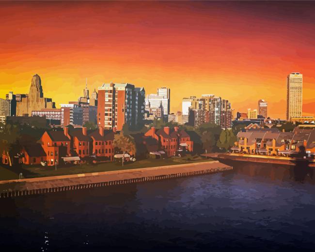 Buffalo NY City Diamond Painting