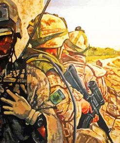 CDN Military Soldiers Diamond Paintings