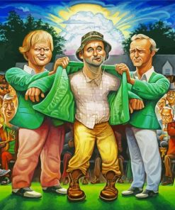 Caddyshack Characters Art Diamond Paintings