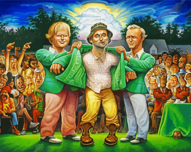 Caddyshack Characters Art Diamond Paintings