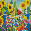 Artistic Sunflowers Diamond Paintings