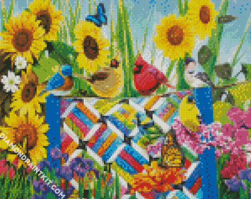 Artistic Sunflowers Diamond Paintings