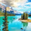 Canada Maligne Lake diamond painting