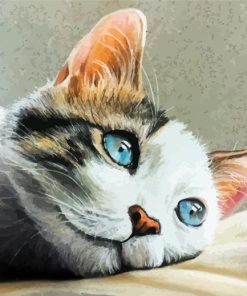 Cat Pastel Art Diamond Paintings