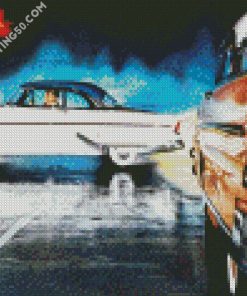 Classic Lincoln Car Art diamond painting