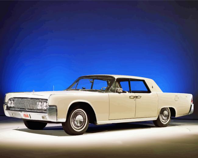 Classic Lincoln Car diamond painting