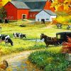 Fall Scene Diamond Paintings