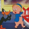 Daffy Duck And Porky Pig diamond painting