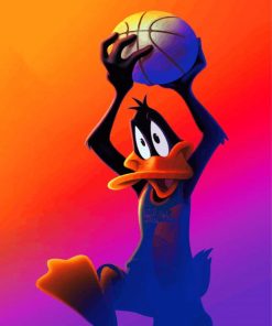 Daffy Duck Basketballer diamond painting