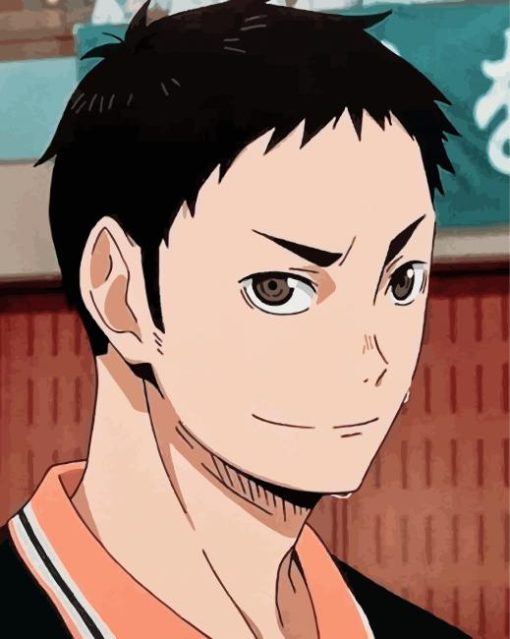 Daichi Haikyuu Anime diamond painting