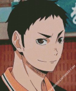 Daichi Haikyuu Anime diamond painting