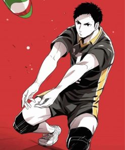 Daichi Sawamura Playing Volleyball diamond painting