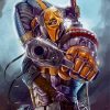 Deathstroke With Gun Diamond Paintings