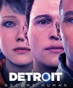 Detroit Become Human Game Diamond Paintings