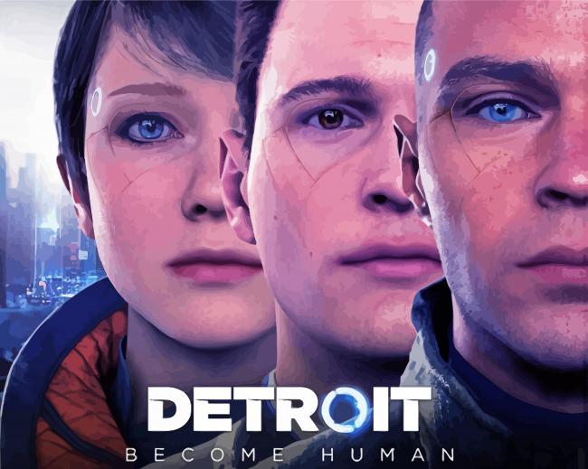 Detroit Become Human Game Diamond Paintings