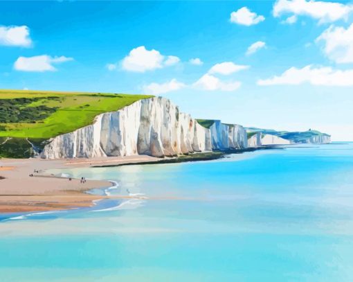 Aesthetic Dover Cliffs Diamond Paintings