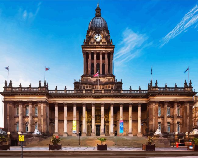 England Town Hall Diamond Paintings