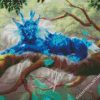 Fantasy Blue Lynx Cat diamond painting