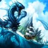 Fantasy Leviathan Sea Serpent diamond painting