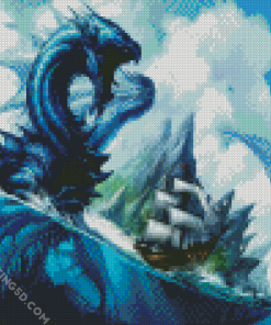 Fantasy Leviathan Sea Serpent diamond painting