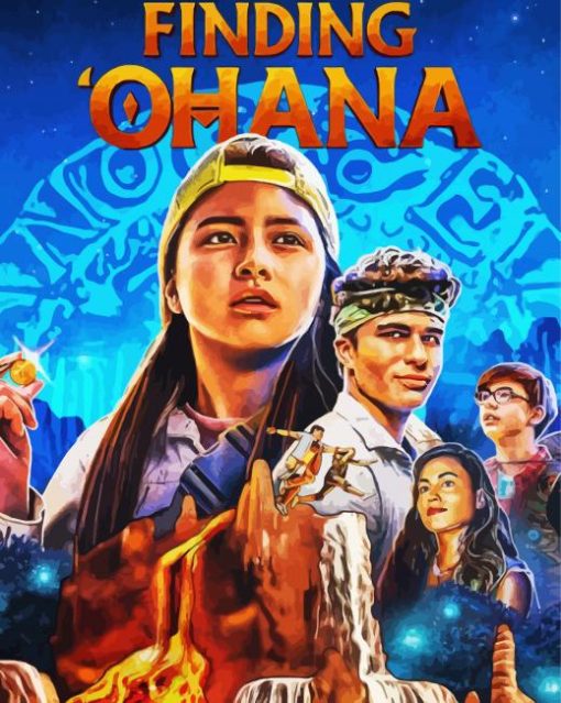 Finding Ohana Poster Diamond Paintings