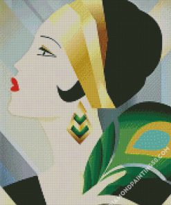 Flapper Art diamond painting