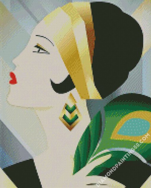 Flapper Art diamond painting