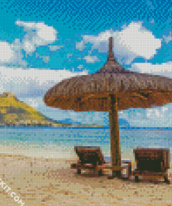 Flic En Flac Beach Mauritius Diamond Painting