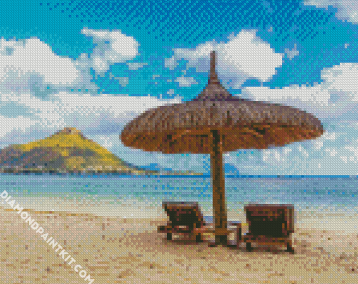 Flic En Flac Beach Mauritius Diamond Painting